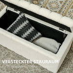 Bench with Storage, Upholstered, Wooden Legs