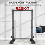 SPORTNOW Dip Bar Dip Station, 540 kg Capacity, Height Adjustable, Steel
