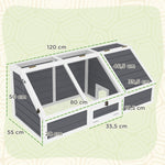 Turtle Box, Bottomless Outdoor Enclosure, Light Gray