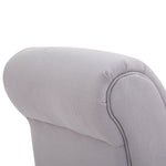 Upholstered Bench 102x36x51 cm Bedroom Hallway - Sailcloth Grey