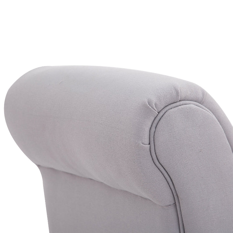 Upholstered Bench 102x36x51 cm Bedroom Hallway - Sailcloth Grey