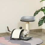 Cat Tree, Play Balls Sisal Rope Scratching Posts, Grey
