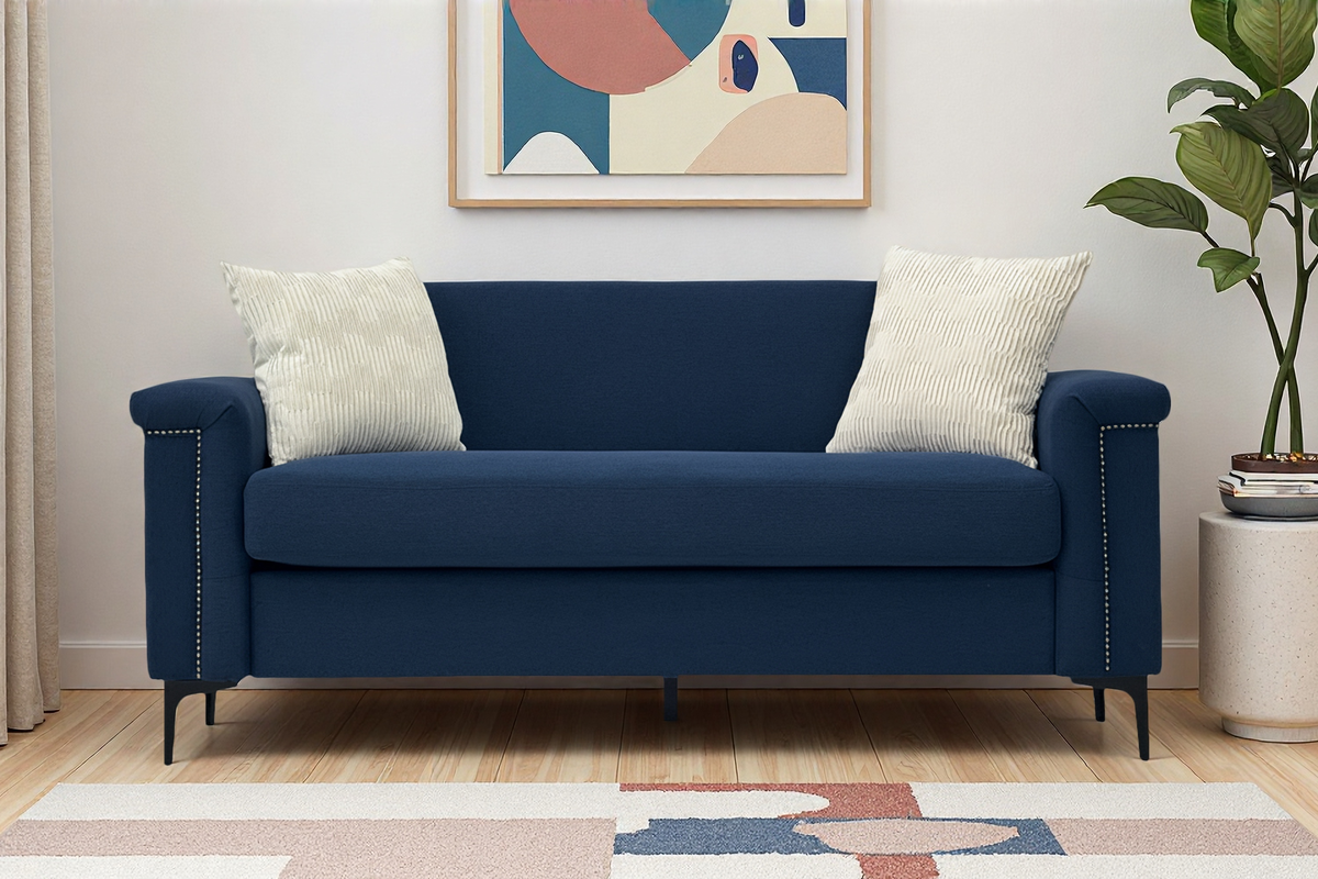 Sofa Set 2-Seater 172cm Space-Saving 2-Piece - Fabric