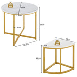 Dining Table Set with 4 Chairs, Modern Luxury MDF Gilded Iron Velvet, White
