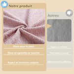 Upholstered Bed 140x190cm with Safety Rails, Pink Velvet