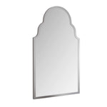 Rectangular Wall Mirror 61x101cm Silver Metal Frame