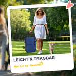 Dog Stroller, Foldable Aluminum, Dark Blue