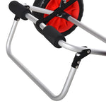 Canoe/Kayak/Surf Trolley Foldable with PU Wheels Padded Aluminum, Silver