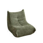 Chenille Togo Sofa, Armless Floor Lounge Chair with High-Density Memory Foam, Chenille Fabric