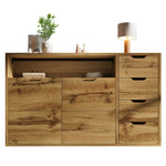 Modern Furniture - Integrated Storage, LED & USB Features - Mixed Materials