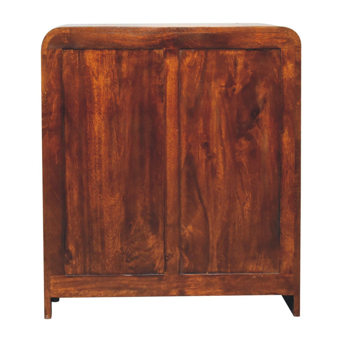 Aspen Slim Chest Solid Wood Storage, Mango Wood