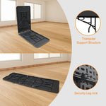 Portable Heavy Duty Folding Table 244cm, Multi-Functional, Black