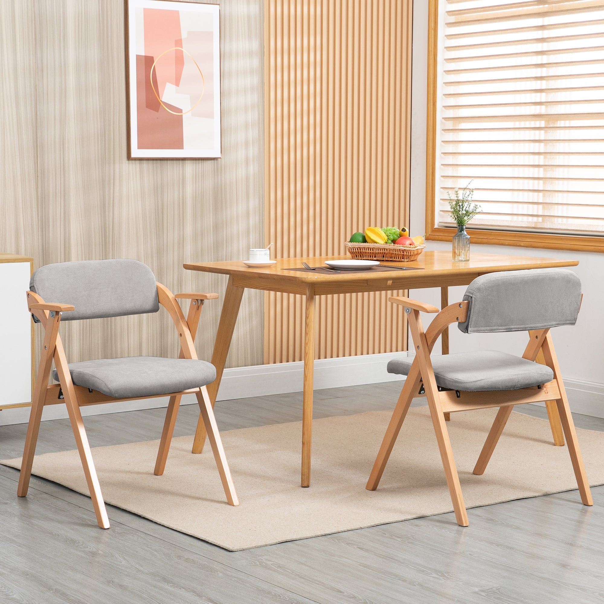 Bar Stools Set of 3, Counter Height Swivel Rattan Cane Back Upholstered Seat, Walnut Black