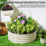 Raised Bed, Steel, 120x120x43cm, Steel