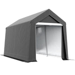 Garage Tent 2.1x3.6m Storage UV Protection Water-Repellent, Dark Grey