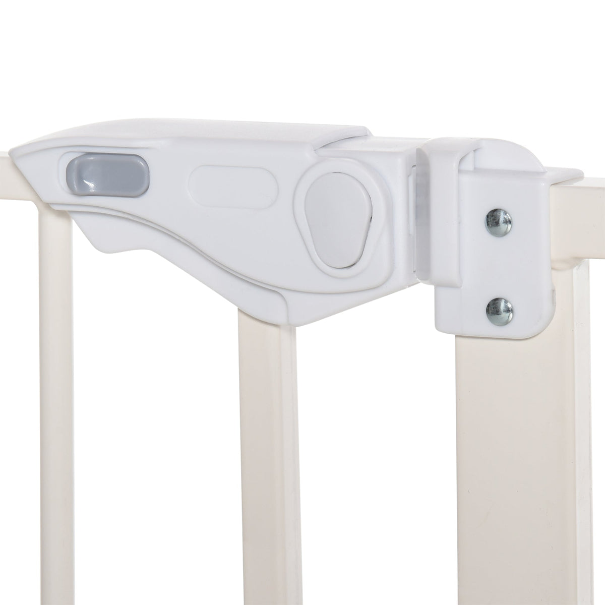 Door Safety Gate, No Drilling, Double Lock, 97.5 x 104.1 cm, Metal