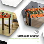 Table Football Set, 2 Balls, Non-Slip Handles, Scoreboard, Colorful MDF/Metal