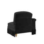 Windsor Sofa LSF Chenille with 1 Cushion, Black