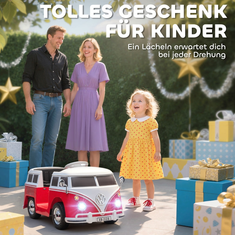 Children's Electric Car with 12V Dual Motor and MP3, Red