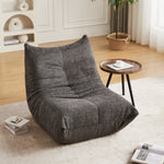Togo Style Floor Lounge Chair Memory Foam - Chenille