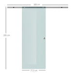Glass Sliding Door Interior Frosted Glass