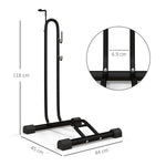 Bicycle Stand, Vertical Horizontal Weatherproof, Metal
