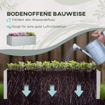 Raised Bed, Steel Planter 180x90x60cm, Steel