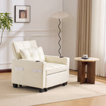3-in-1 Pull-Out Sofa Bed - Cup Holders & USB Port, Single