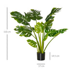 Artificial Plant, Decorative Houseplant 110 cm, Plastic
