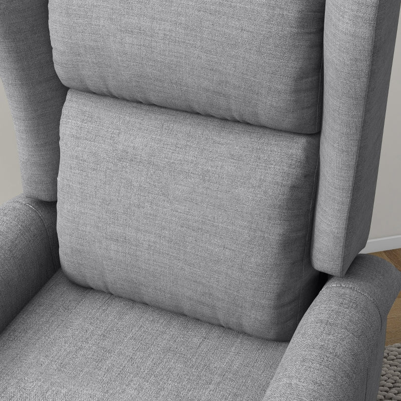 Reclining Armchair Lift Assistance Reclining Function 200kg - Grey