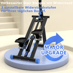 Stair Stepper Adjustable Resistance for Home Gym