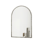 LED Full-Length Mirror 163x54cm Dimmable Light, Black Aluminum Frame