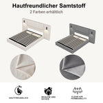 Upholstered Bed 180x200cm, Hydraulic Storage with USB & Reading Lamp, Grey Velvet