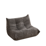 Chenille Togo Two-Seater Sofa with Memory Foam and High-Density Elastic Foam, Chenille Fabric