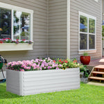 Raised Bed, Steel Planter 180x90x60cm, Steel