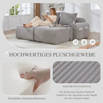 Upholstered Bed 180x200cm Double Hydraulic Storage Cup Holder Charging Station Linen Grey