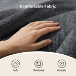 Bear Paw Single Sofa and Ottoman, Ergonomic Lazy Chair with High-Density Memory Foam, Beige Chenille