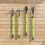 Garden Tool Set, 4 Pieces, Shovel, Hoe, Rake, Fir Wood