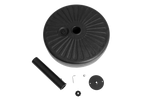 Umbrella Base, Water/Sand Filled Round, Black