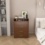 3-in-1 Dressing Table Set with 3 Drawers & Mirror, Clear Glass