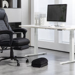 Footrest Desk Footrest, Anti-Slip Pad, Home Office, Velvet Black