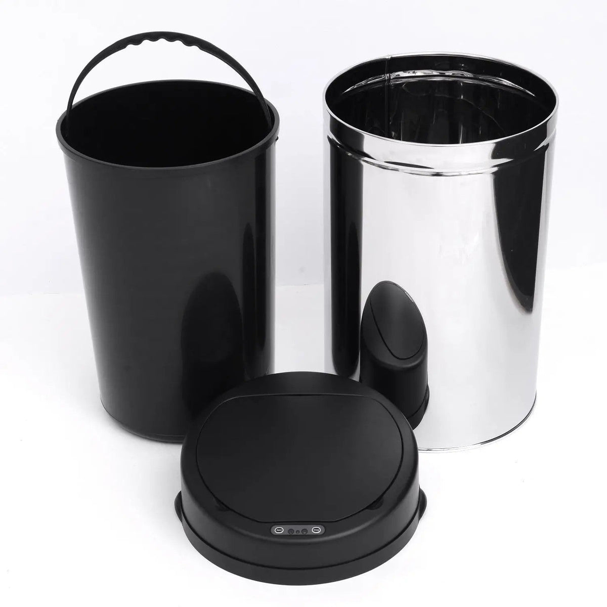Automatic Sensor Trash Can/Bin, Round 30L IR Sensor, Stainless Steel