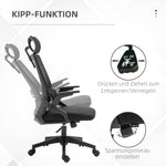 Office Chair Ergonomically Adjustable, Headrest, Armrests, Swivel, Rocking Function