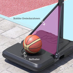 Basketball Hoop, Portable Height Adjustable with Backboard, Steel