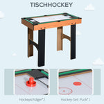 Multi-Game Table, 4-in-1 Football Hockey Table Tennis Billiards, MDF