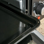 Mini Oven 21L, 3 Cooking Modes, 1400W, Black+Silver