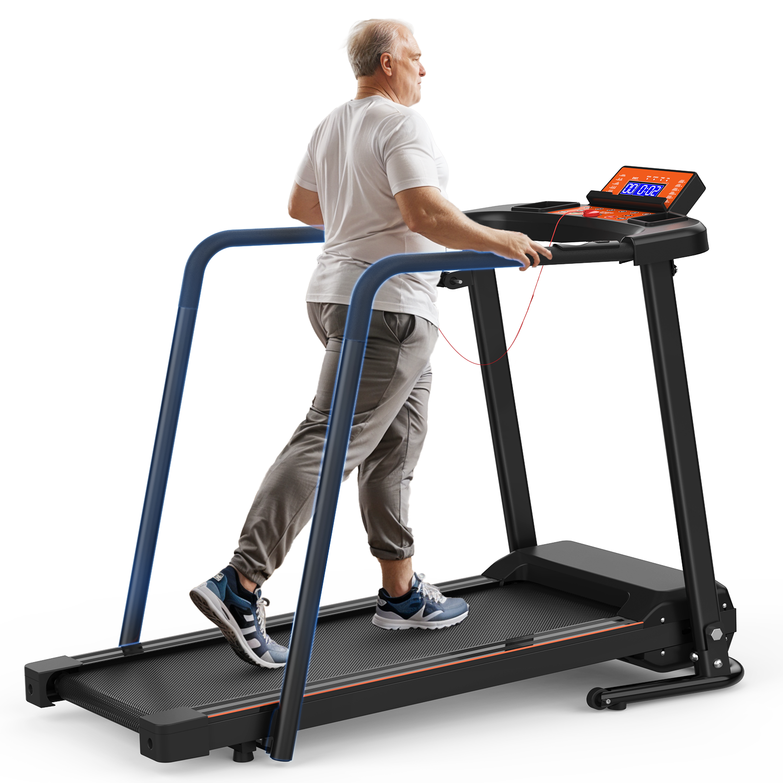 Home Treadmill with Handrails