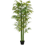Artificial Plant, Bamboo Tree with Planter, 180cm, Green