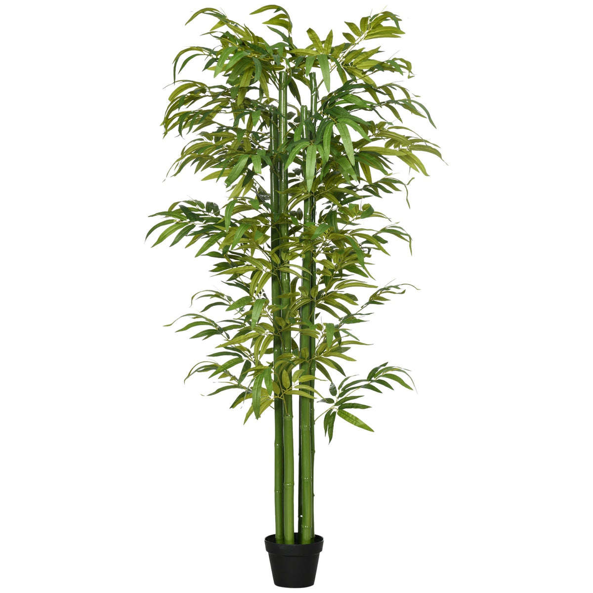 Artificial Plant, Bamboo Tree with Planter, 180cm, Green