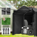 Garage Tent, Waterproof, UV-resistant, Black